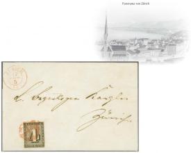 Corinphila Auction AG Auction  321 - 332 Altschweiz, Schweiz Bundespost – Seltene Frankaturen 1849–1854  - Day 6 