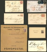Guillermo Jalil - Philatino Auction # 2215 ARGENTINA: Selection of covers, postal stationeries and more! 