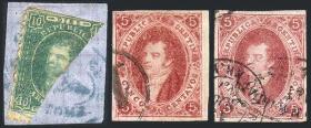 Guillermo Jalil - Philatino Auction #139 - ARGENTINA - Small but interesting selection of Rivadavias 