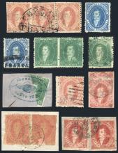 Guillermo Jalil - Philatino Auction #1806-  ARGENTINA: Interesting selection of Rivadavias 