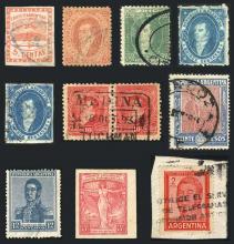 Guillermo Jalil - Philatino Auction #193 - ARGENTINA: 'Budget' auction with many interesting lots at very low starts 